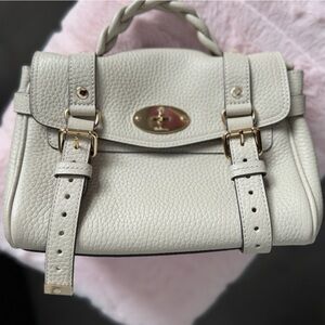 Mulberry Mini Alexa satchel in chalk